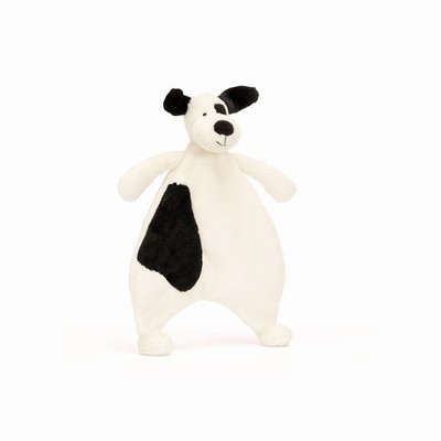 Jellycat Bashful Black & Cream Cachorro Edredones | RKOG-93172